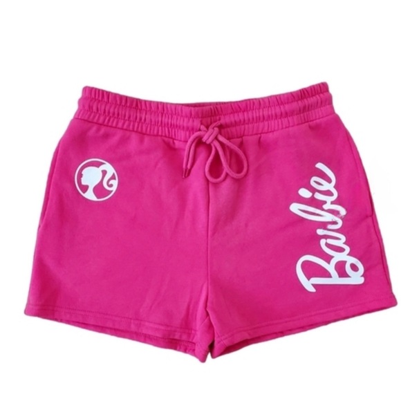 Barbie Pants - NWT Hot Pink Barbie Logo Shorts